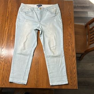 Democracy Ab Solution High Rise Skinny Light Blue Size 16 Jeans in EUC